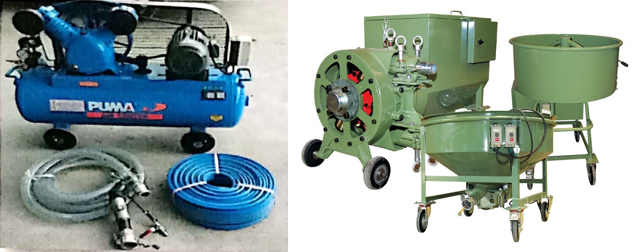 Plastering Machine (mortar pump) one set 3 Phase